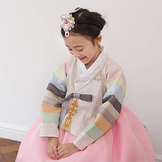 Korean Beautiful Girl S Traditional Clothing Hanbok Dress Baby