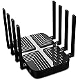 AX3000 Wiflyer Cat9 4G LTE Router with Dual SIM Card Slot Unlocked, Dual Band WiFi 6 Cellular Router with All Gigabit Ports and USB 3.0, Z8102-M2-S
