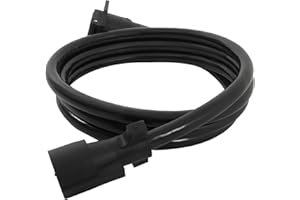 GXYWADY 7 Way 7 Pin Trailer Extension Cord 7 Blade Trailer Plug Extension Double Prongs Connector 6 FT