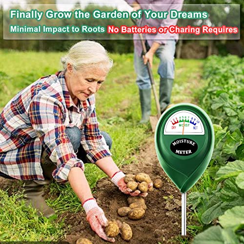 Suplong Soil Moisture Meter,Plant Moisture Meter, Plant Water Meter for Plants, Gardening