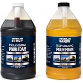 Fiberglass Supply Depot 6 Lb. Density Expanding Pour Foam, 2 Part Polyurethane Closed Cell Liquid Foam for Boats, Dock Flotation, Carving, Soundproofing, Filling Voids, and Insulation (1 Gallon Kit)