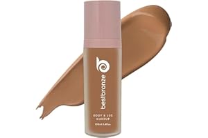 B BESTBRONZE Best Bronze Bombshell Body Makeup - Tattoo Cover Up Makeup & Body Foundation Waterproof - Tattoo Concealer Waterproof for Scars, Varicose Veins Cover Up & Leg Foundation (C10 Tan Honey)