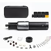 HOTO 4V Cordless Rotary Tool Kit, Powerful Engraving Pen, 25000RPM, 5 Variable Speed, 35 Accessories, LED Light, USB-C Rechar