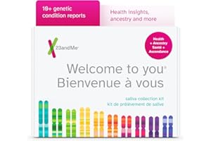 23andMe Health + Ancestry Service: Personal Genetic Test, Health Predispositions, Carrier Status, Wellness, Traits, Ancestry 