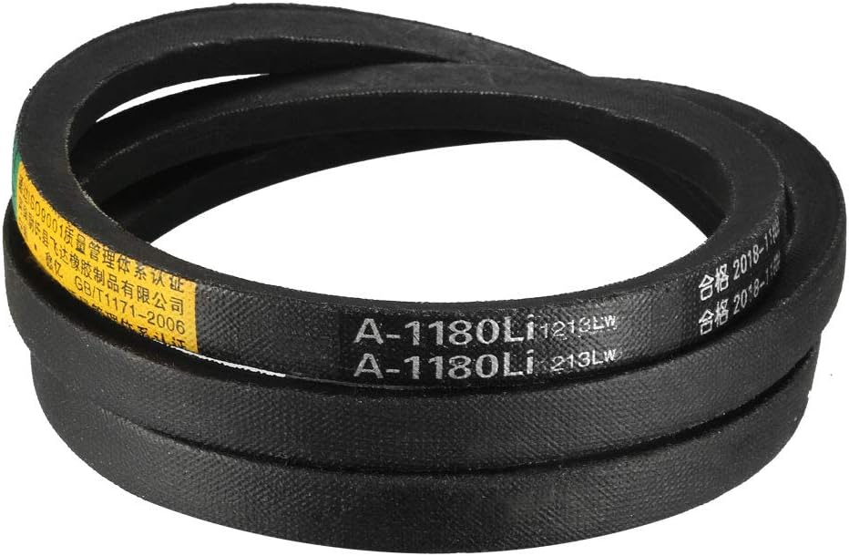 sourcing map A-1180/A47 Drive V-Belt Inner Girth 47-inch Industrial Power Rubber Transmission Belt