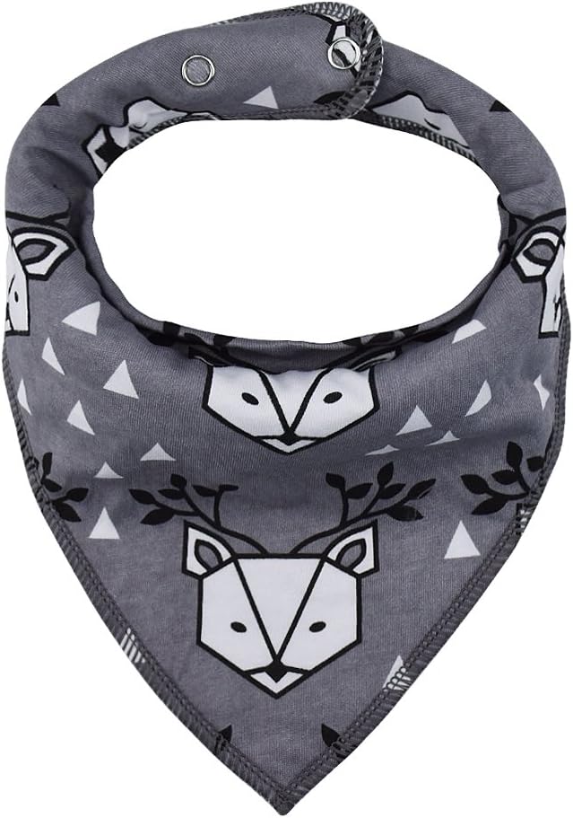 Couleur 1 Iziv Lot De 4 Bavoirs Bebe Bandana Bavoir Avec Boucle Reglable Absorbent Coton Doublure 0 2 Ans Le Repas De Bebe Bebe Puericulture Mkyra Org