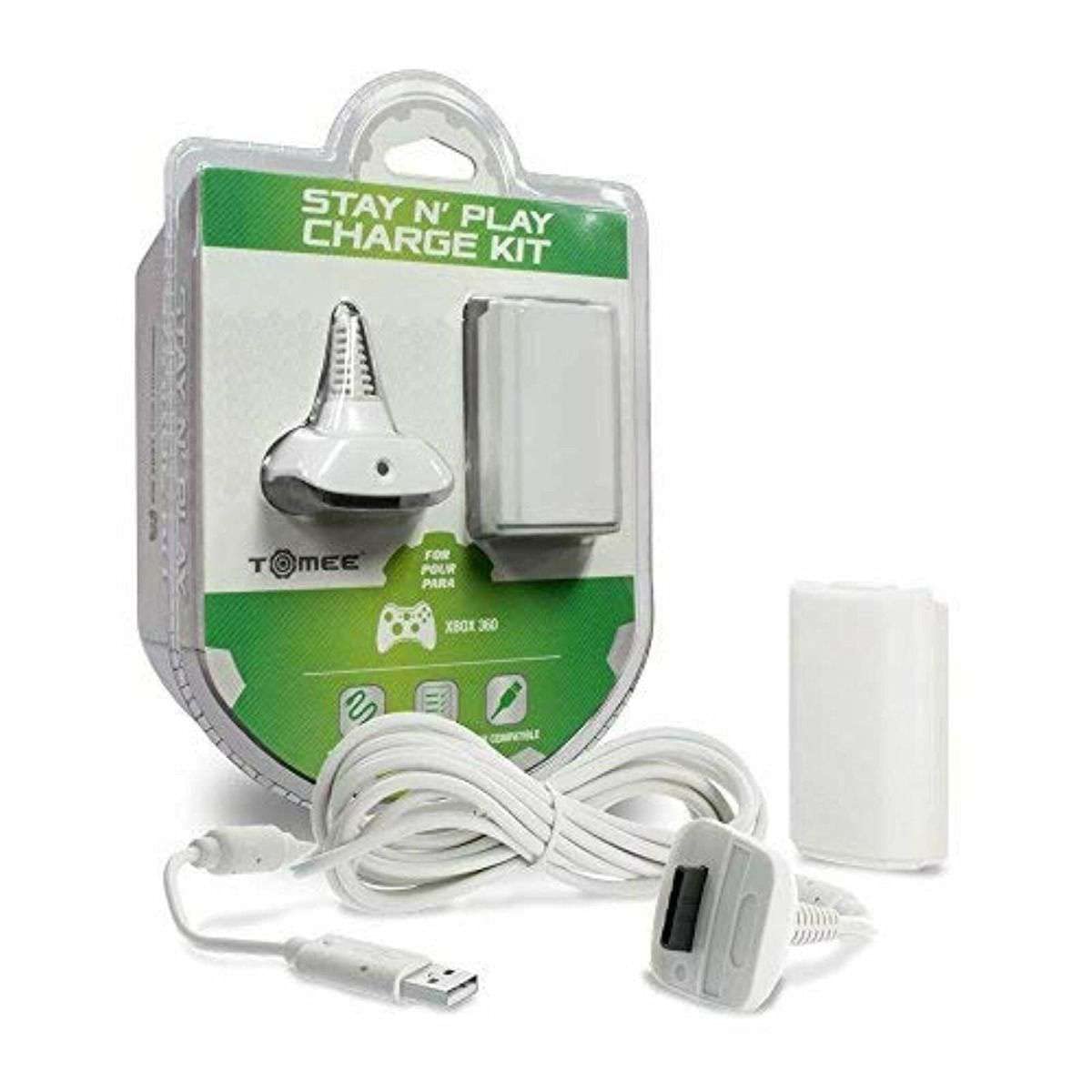 Xbox 360 Hyperkin Charge Kit White