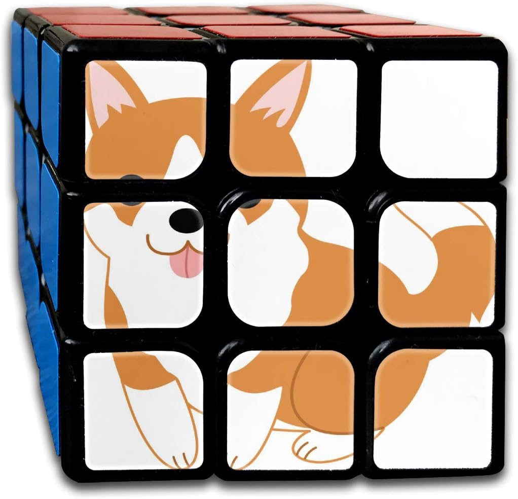 Speed Cube Soccer Ball Amazing 3 X 3 Magic Cube For Girls (Sticker)