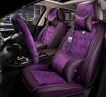 purple car seat