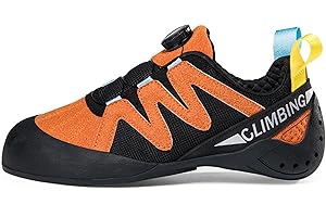 ZHENSI Rock Climbing Shoes Bouldering Shoes Beginners Anti-Slip for Indoor Gym Men and Women