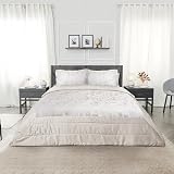 Emma Barclay Duchess Embellished Jacquard Quilted Bedspread Set Cream view 5