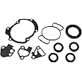 X AUTOHAUX Timing Cover Gasket and Seal Set 67828 448924 for Chevy Equinox 3.0L 2010-2012 for GMC Acadia 3.6L 2007-2016 Rubber Stainless Steel