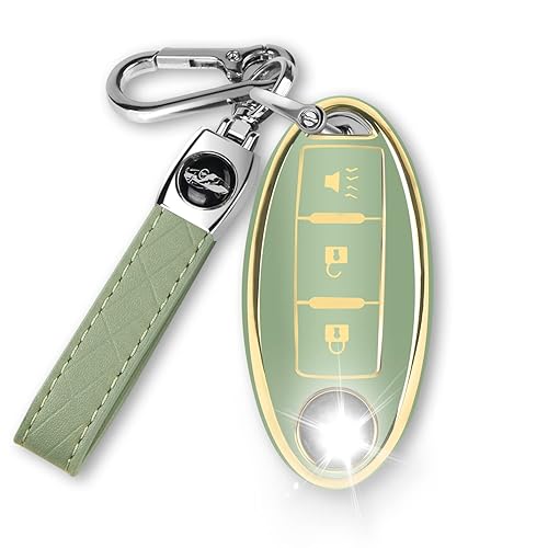 Button Infiniti Key Ring 1pcs Button Matte Black Car Key Case