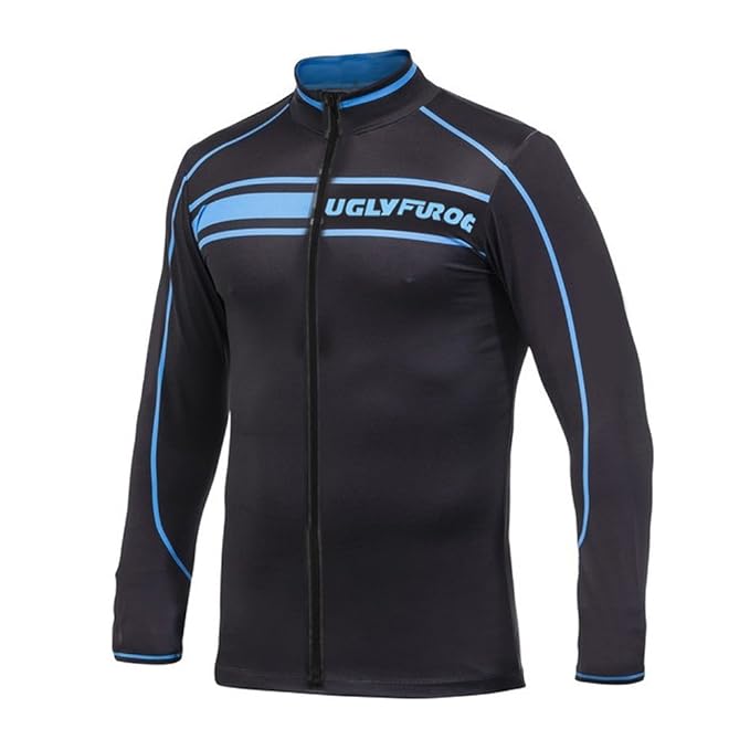 Uglyfrog HWCX03 2018 Winter Jersey Thermisches Fahrradtrikot Vlies Thermo Langarm Shirt Herren Breathable Radfahren Fahrrad L