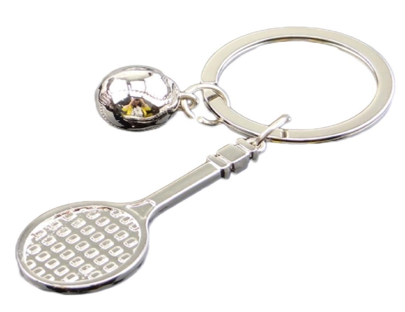 Sportigo ® tennis keychain/tennis racket with ball/tennis ball tennis player player sports gift/gift idea