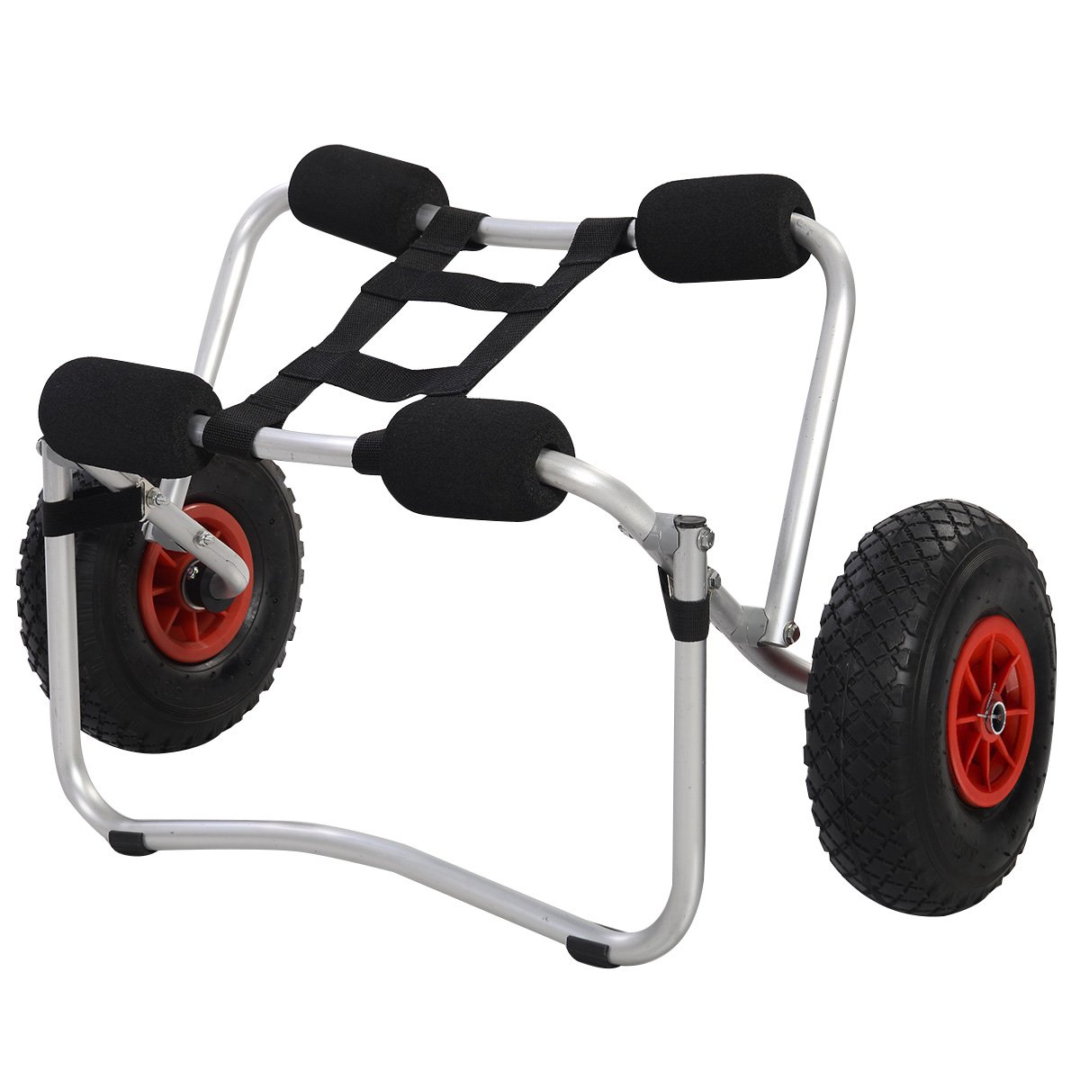 Buy GYMAX Kayak Trolley Foldable Aluminum Boat Canoe Carrier Transport