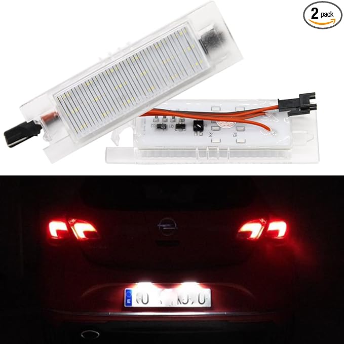 vectra c number plate bulb
