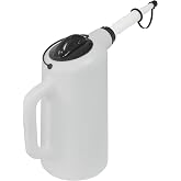 Lisle 19702 Oil Dispenser with Flexible Spout, 8-Quart Capacity | Dispenser lid and spout cap keep contaminants out, Ideal for transporting bulk oil