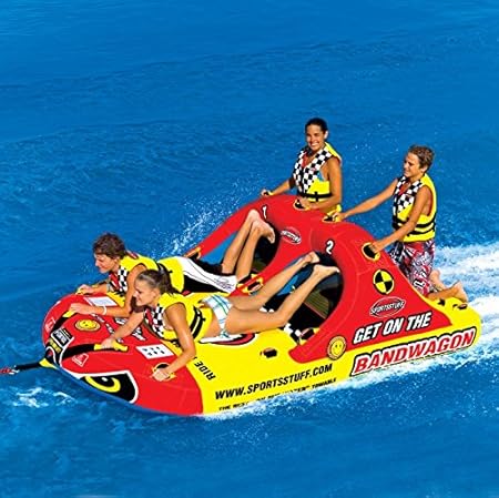 Amazon トーイングチューブ Sportsstuff スポーツスタッフ Band Wagon 2 2 バンドワゴン 4人乗り 並行輸入品 プール 水遊び おもちゃ