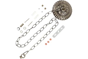 Bieye CC02 Lighting Fixture Chain and Canopy Kit for Ceiling Pendant Light (Bronze)