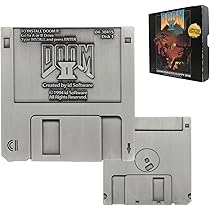 FaNaTtik Doom II Limited Edition Floppy Disk Metal Decorative