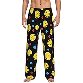 Yomko Smiley Face Men'S Pajama Pants Soft Sleep Lounge Pants Pjs Bottoms With Pockets