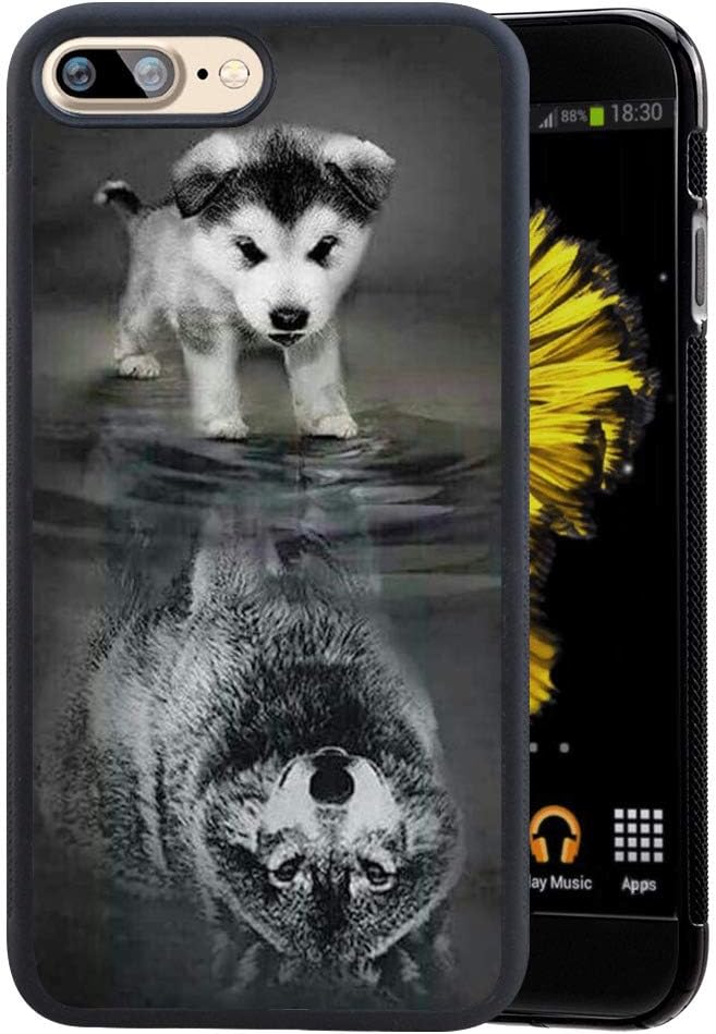 iPhone 7 Plus 8 Plus case Wolf Cub Full Body Case Cover Screen Protector Heavy Duty Protection case Shockproof case for iPhone 7 Plus 8 Plus