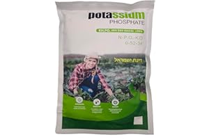 KDP Potassium Dihydrogen Phosphate (KH2PO4) Monopotassium Phosphate Fertilizer for Flowers and Vegetables (100, Grams)