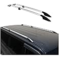 OMAC Roof Rack Side Rails for Mercedes Metris 2016-2024 MWB Aluminium Silver 2Pcs