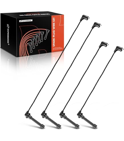 JDMSPEED Red Racing Spark Plug Wires For Honda Civic Del Sol 1992-2002 D15/D16 - View #2