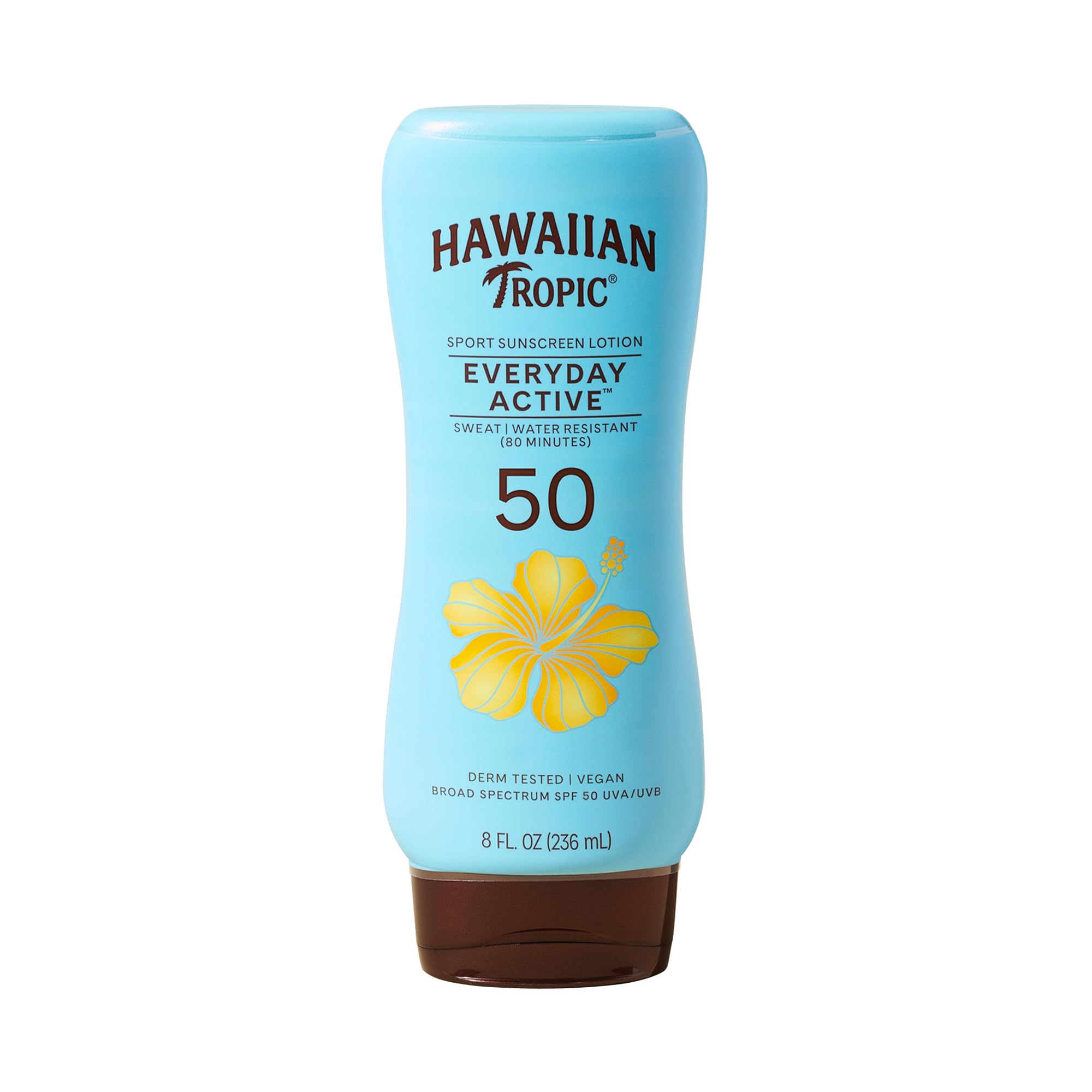 Hawaiian Tropic Island Sport Broad Sprectrum Sunscreen Lotion, SPF 50 - 8 Ounce