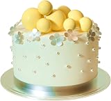 ASTARON Pack of 20 Yellow Cake Decoration Balls Mini Balloon Toppers view 7