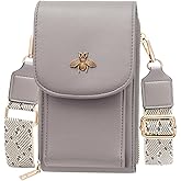 LITOON CrossBody Bags with Touchscreen Cell Phone Purse Window Zipper Pocket,RFID Blocking Card Holder iPhone bag for Women