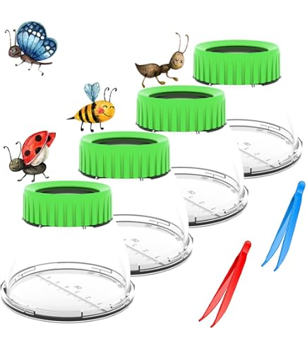 Visor De Insectos Con Lupa 4X – Caja De Observación Para Niños, Plástico ABS Resistente, Ideal Para Explorar La Naturaleza