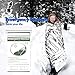 Flare Up Emergency Mylar Thermal Blankets (6 Pack),Multi-Functional Survival Gear for Camping, Wind proof and waterproof - Reusable, Perfect for Outdoors, Survival, First Aid