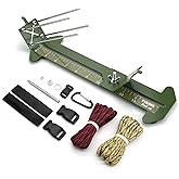 PSKOOK Paracord Bracelet Jig Kit, Paracord Tool Kit Adjustable Length Weaving DIY Craft Maker Tool (Army Green)