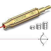 MidTen Crossbow Red Laser Bore Sight for Archery Bow Arrow - Tactical Boresighter With Thread-On Sighting Tool and 2 Sets of 