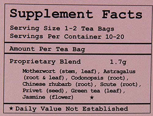 Health King Medicinal Teas Beautymate Herb Tea Bags, 1.20 Ounce