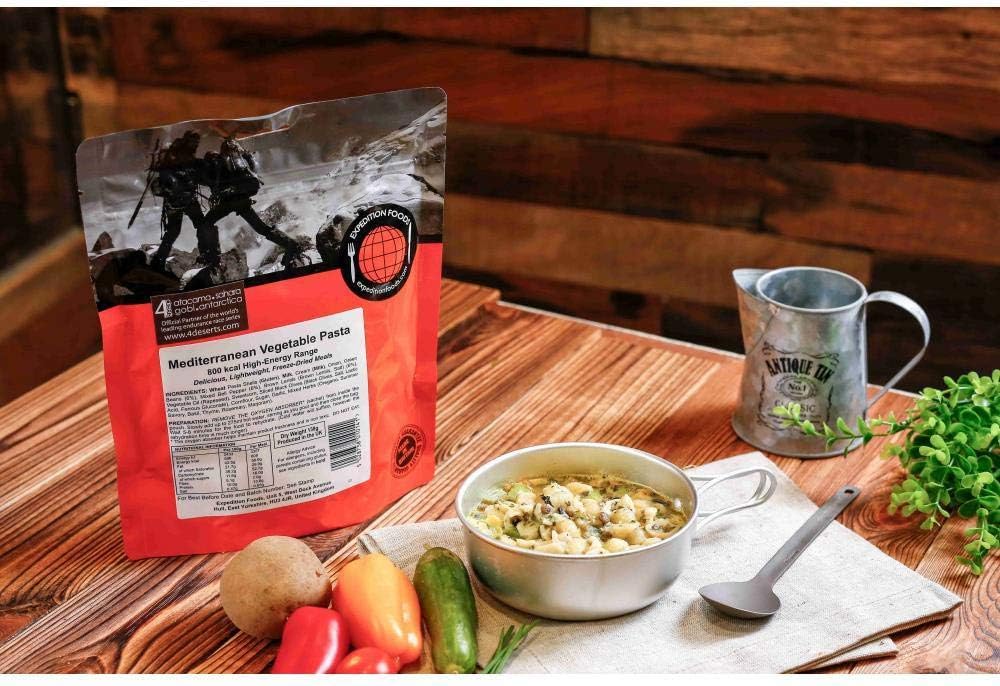 EXPEDITION FOODS Mediterranean Vegetable Pasta (Double Serving / 1000KCAL) - Image 3