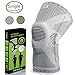Knee Brace for Meniscus Tear Arthritis - Patella Stabilizer Knee Braces for Men Women Kids - Compression Knee Brace for Running Volleyball - Knee Support Sleeve Crossfit Powerlifting - Gray, L