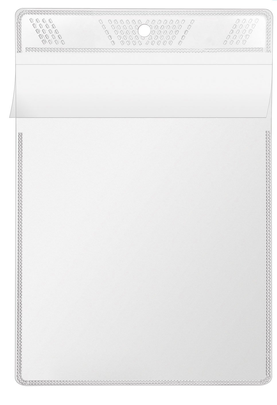 Veloflex 3306010 – Clear Protective Cover, Hanging Cover for Hanging, Transparent, Pack of 10