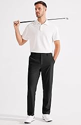 Libin Mens Golf Dress Pants Stretch Work Slacks