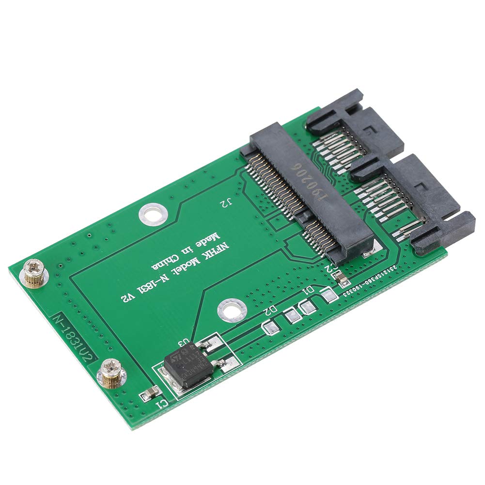 Converter Card MSATA Card to 1.8 Inch Micro SATA Adapter Card 3.3 Volt Mini PCI-e SSD Converter Card