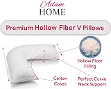 Adam Home V Pillow Extra Filled for Neck Support & Maternity Comfort view 4