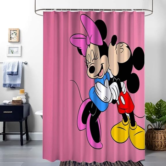 Amazon Com Disney Collection Shower Curtain 72x72 Inch Cartoons