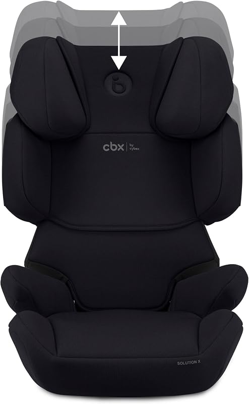 CBX by CYBEX Seggiolino Auto per Bambini Solution X i-Fix, Per Auto Con e Senza ISOFIX, Per Bambini da circa 3 a 12 Anni (100 - 150 cm), Da 15 a 50 kg circa, Pure Black