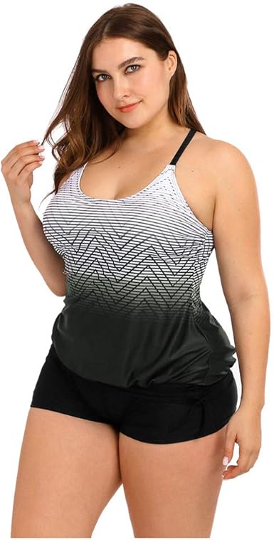 plus size tank top swimwear