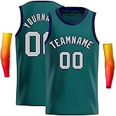 KXK Custom Basketball Jersey Personalized Stitched & Printed Letters Number, Sports Jerseys for Men/Boy