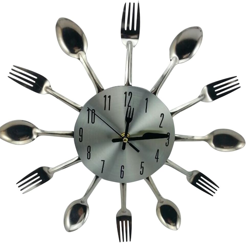 Best Fork And Knife Kitchen Clock