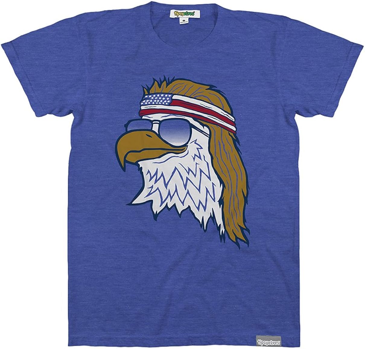 Funny Men's Animal Themed Patriotic Graphic Tees for 4th of July and Summer